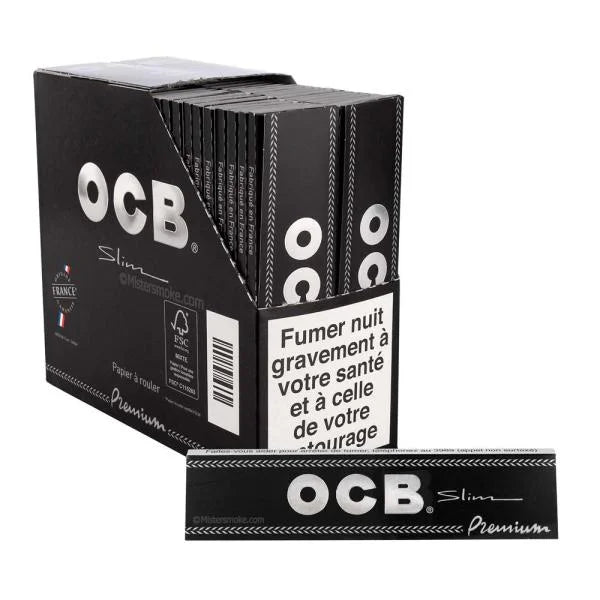 Feuilles OCB Noir Slim