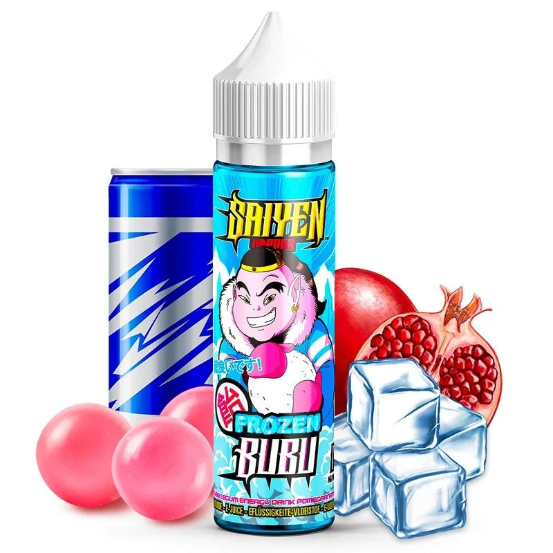 Frozen Bübü Saiyen Vapors / Bubble gum - Boisson énergisante - Grenade - Frais