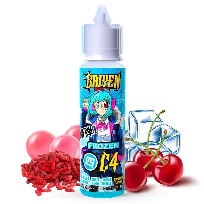 Frozen C4 Saiyen Vapors / Baies de goji - Cerise - Bubblegum - Frais