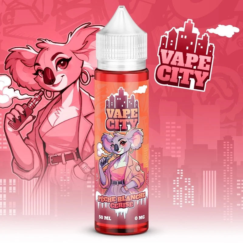 PÊCHE BLANCHE CERISE VAPE CITY