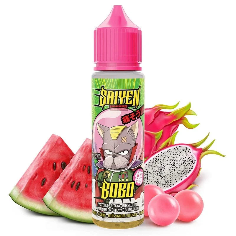 Bobo Saiyen Vapors / Bubble Gum - Fruit du dragon - Pastèque