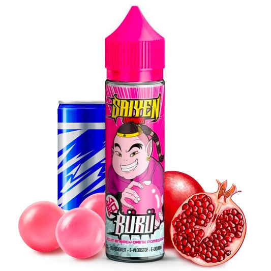 Bübü Saiyen Vapors / Bubble gum - Boisson énergisante - Grenade