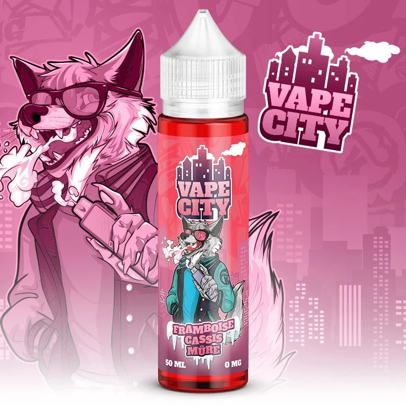 FRAMBOISE CASSIS MÛRE VAPE CITY