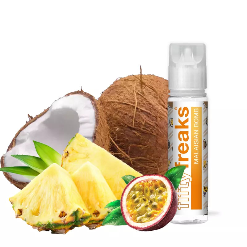 FiftyFreaks Malaisian Bomb Ananas - Fruit de la Passion - Coco