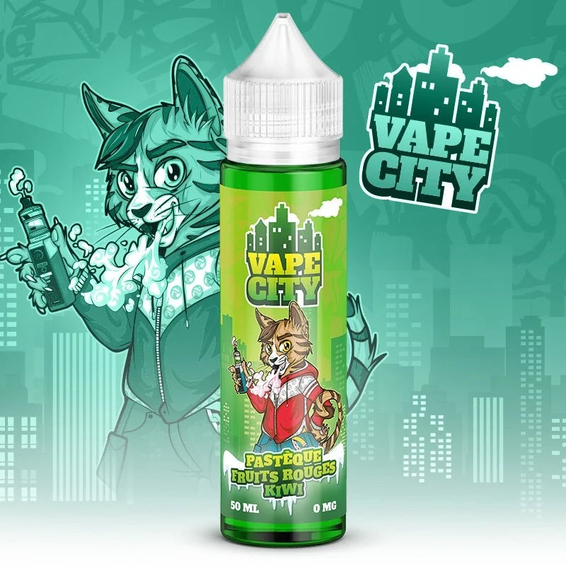 PASTÈQUE FRUITS ROUGES KIWI VAPE CITY