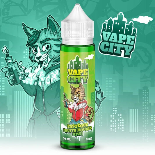 PASTÈQUE FRUITS ROUGES KIWI VAPE CITY